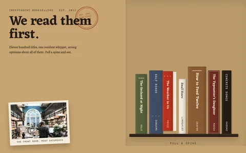 Bookshop Template template