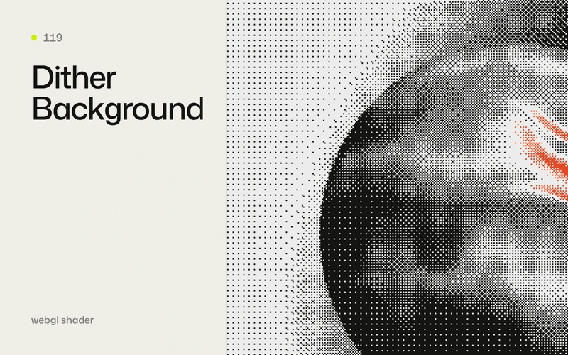 Dither Background - GSAP animation effect preview