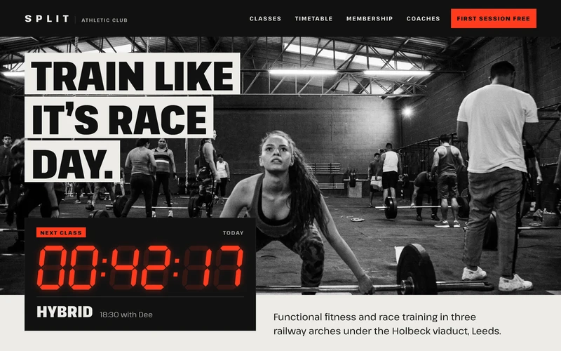 Fitness Gym - An eight-page gym website template for class-based gyms, functional fitness boxes, fitness-racing and boxing gyms