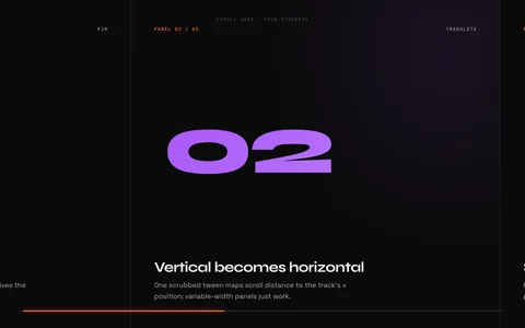Horizontal Scroll Section