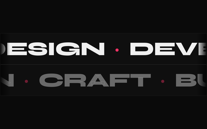 Infinite Marquee with Mouse Control - Continuous scrolling marquees with mouse-based speed control