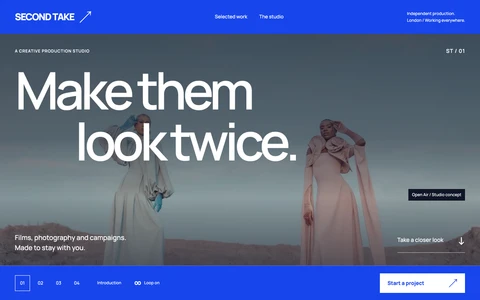 Infinite Scroll Landing Page Template template
