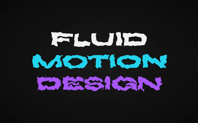 Liquid Morph effect applying viscous fluid distortion to images on hover