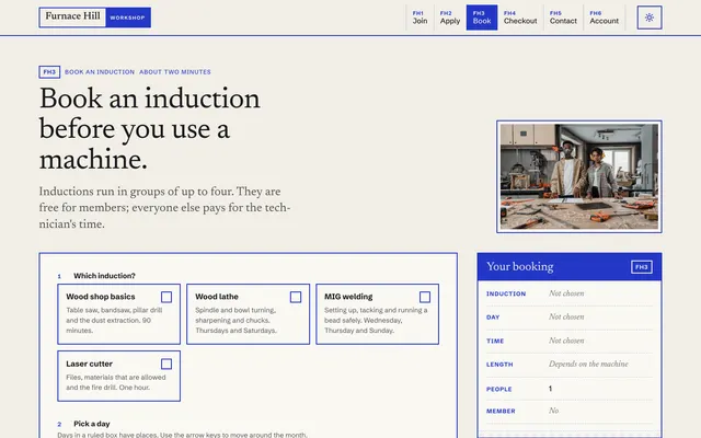 Fh3 page of the Multi-Step Form template