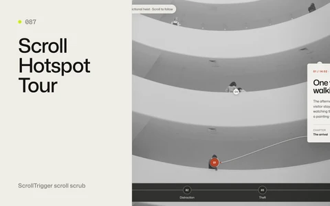 Scroll Hotspot Tour effect