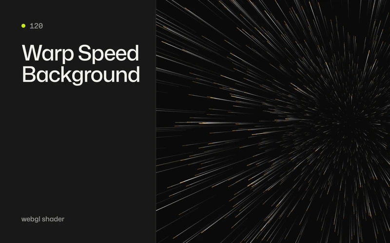 Warp Speed Background - GSAP animation effect preview